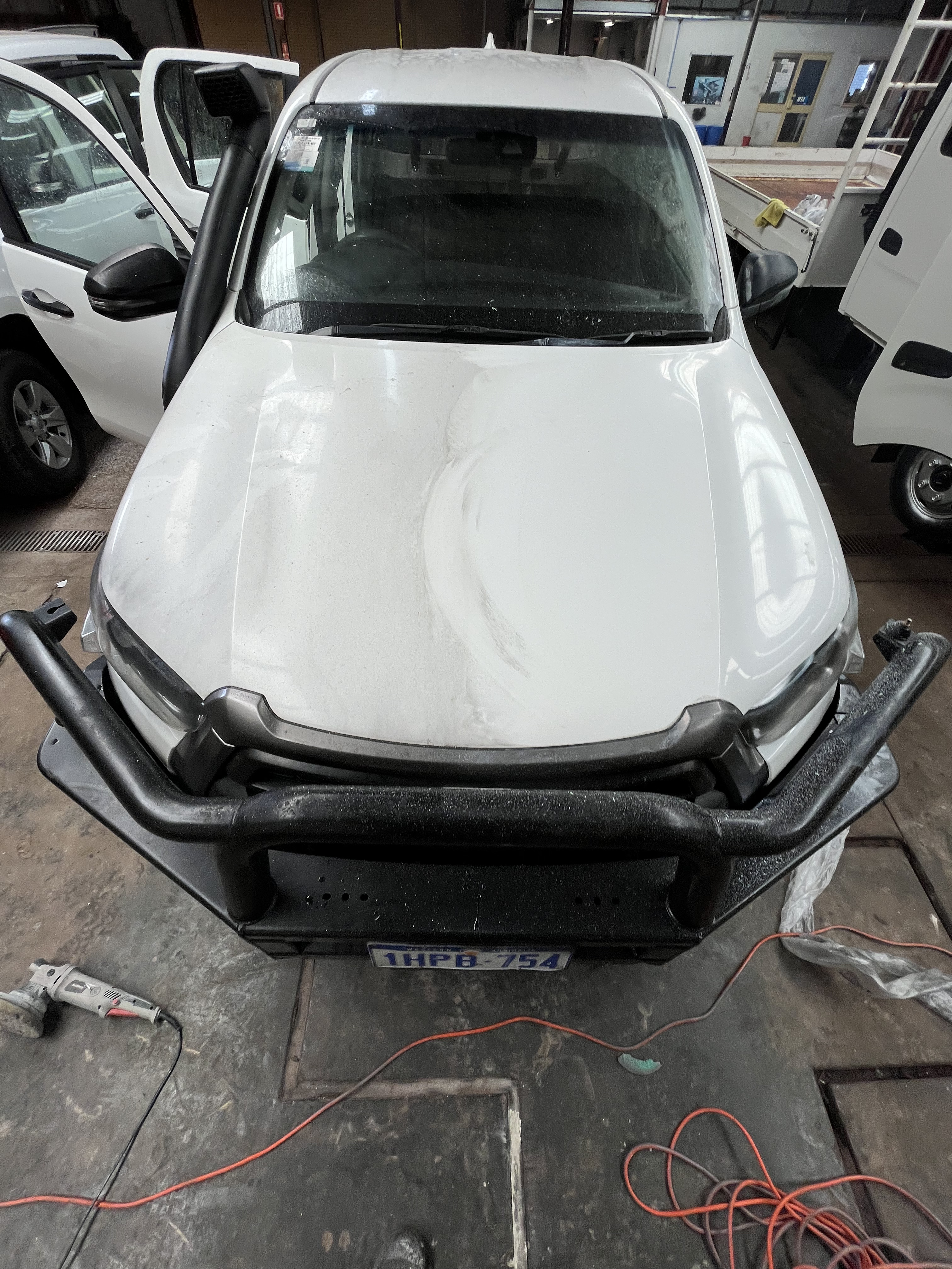 Paint correction Perth - before and after paint restoration showing dramatic improvement